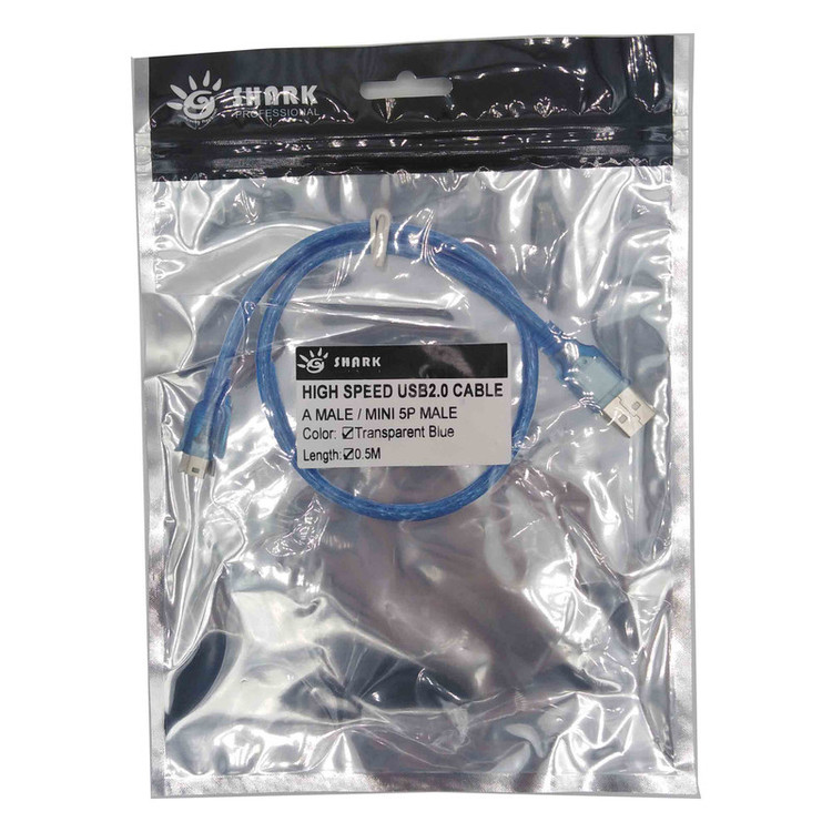 کابل تبدیل USB به MiniUSB طول 0.5 متر