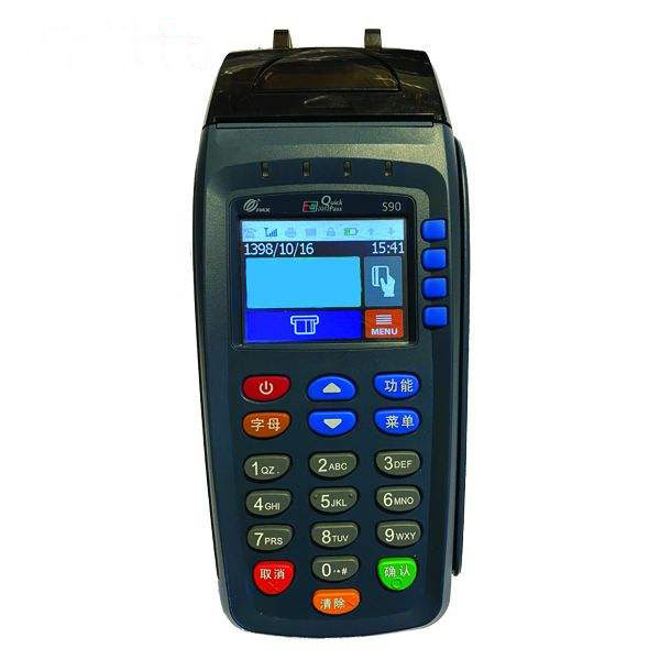 کارت‌خوان پکس مدل S90 رنگی (استوک)