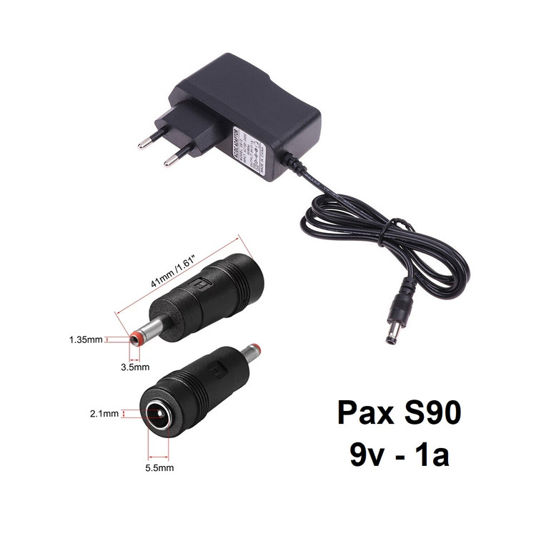 شارژر کارتخوان pax S90 9V 1A